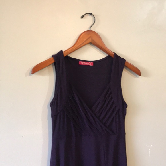 Purple midi dress form Theory - Picture 3 of 7